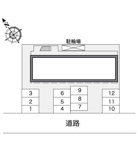 コート　ダジュール(25849)の駐車配置図