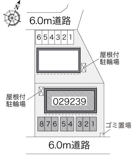アビタシオン(29239)の駐車配置図