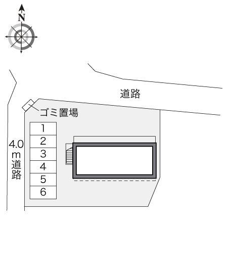 宮崎ヒルズ(21893)の駐車配置図