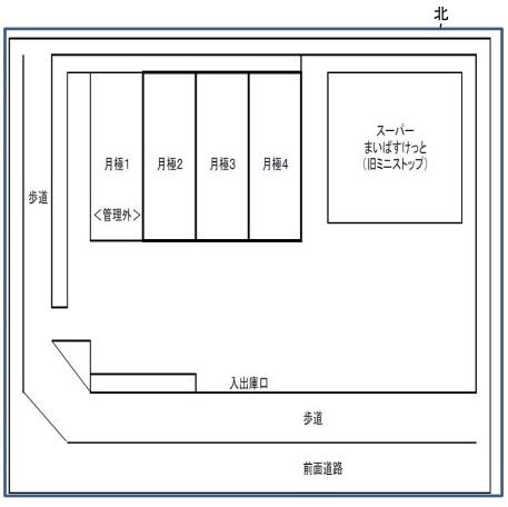 オーキッド・パーキングの駐車配置図