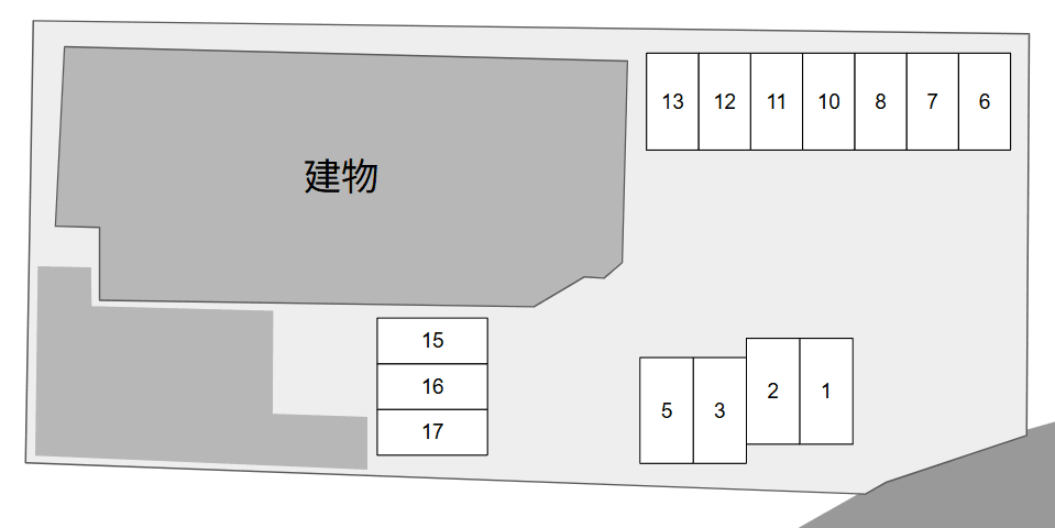 メゾン ＳＭＩＬＥ Ⅲの駐車配置図