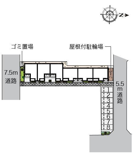 ミランダ御供所(55841)の駐車配置図