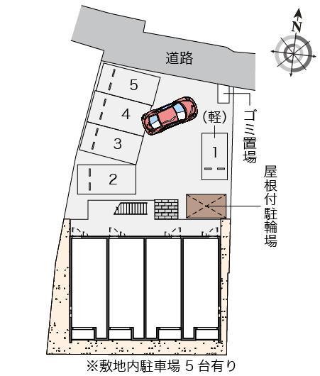 クレイノＷＩＮＤＳ　Ⅴ(56357)の駐車配置図
