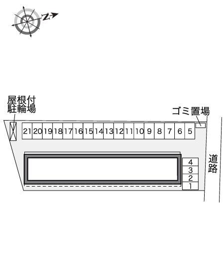 グランメール(30607)の駐車配置図