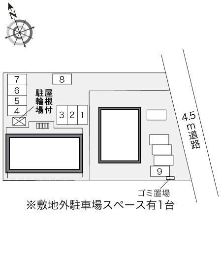 シャルム松木町(28042)の駐車配置図