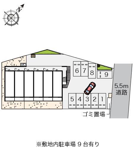 クレイノラ　トルチェ(56337)の駐車配置図