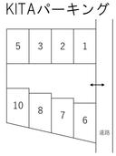 KITAパーキングの駐車場