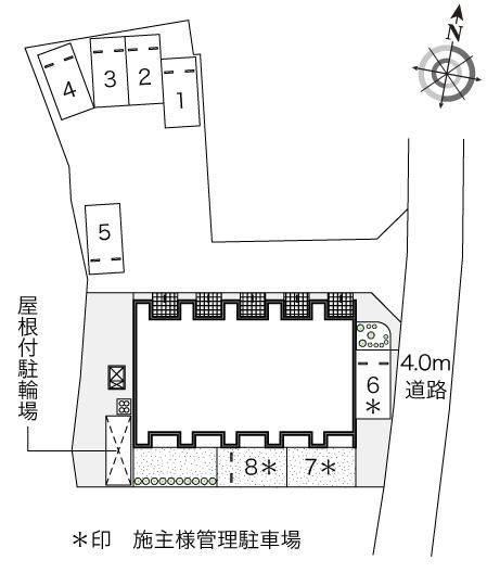 アムール(54111)の駐車配置図