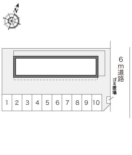 雅(16324)の駐車配置図