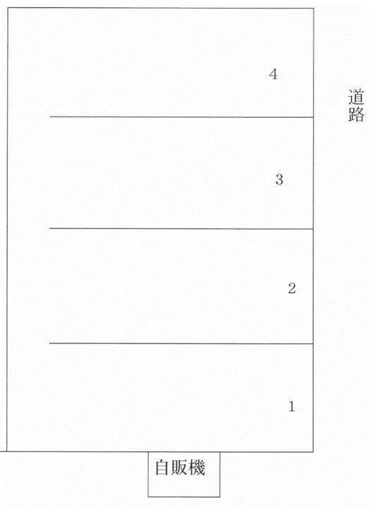 坂口駐車場の駐車配置図