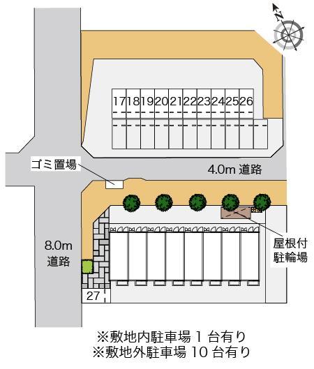Ｉ　ｗｉｓｈ(23514)　敷地外駐車場の駐車配置図