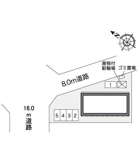 ジュネス(38696)の駐車配置図