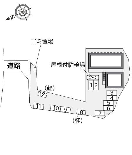 ウチダ７号館(33606)の駐車配置図