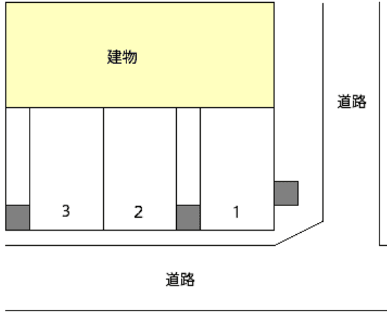 ピジョン田中の駐車配置図