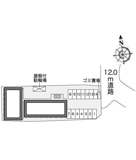 ＣＯＭＦＯＲＴ(25533)の駐車配置図