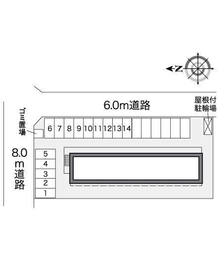 宮(27281)の駐車配置図