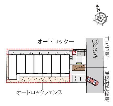 クレイノエクセルケンＳｅｖｅｎ(55818)の駐車配置図