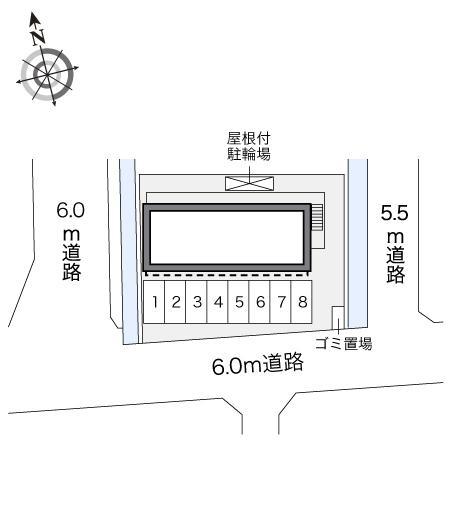 エバーグリーン葛本(29757)の駐車配置図