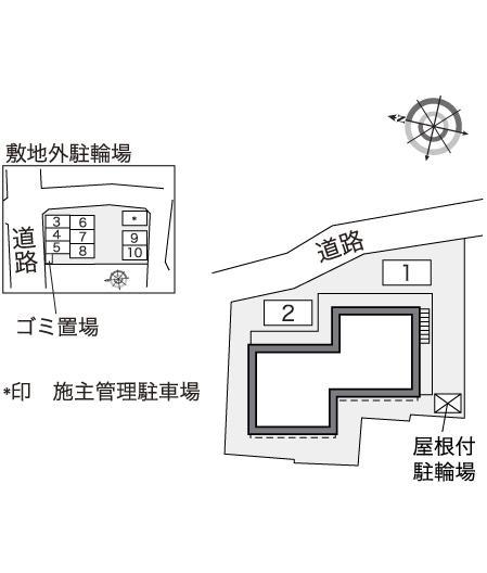 新木曽川(42128)の駐車配置図