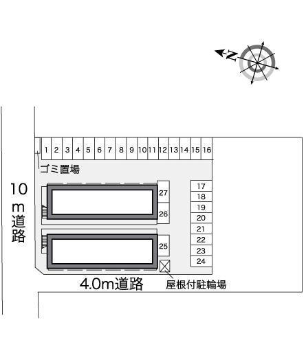 ＴＡＩＳＹＯＵ(25022)の駐車配置図