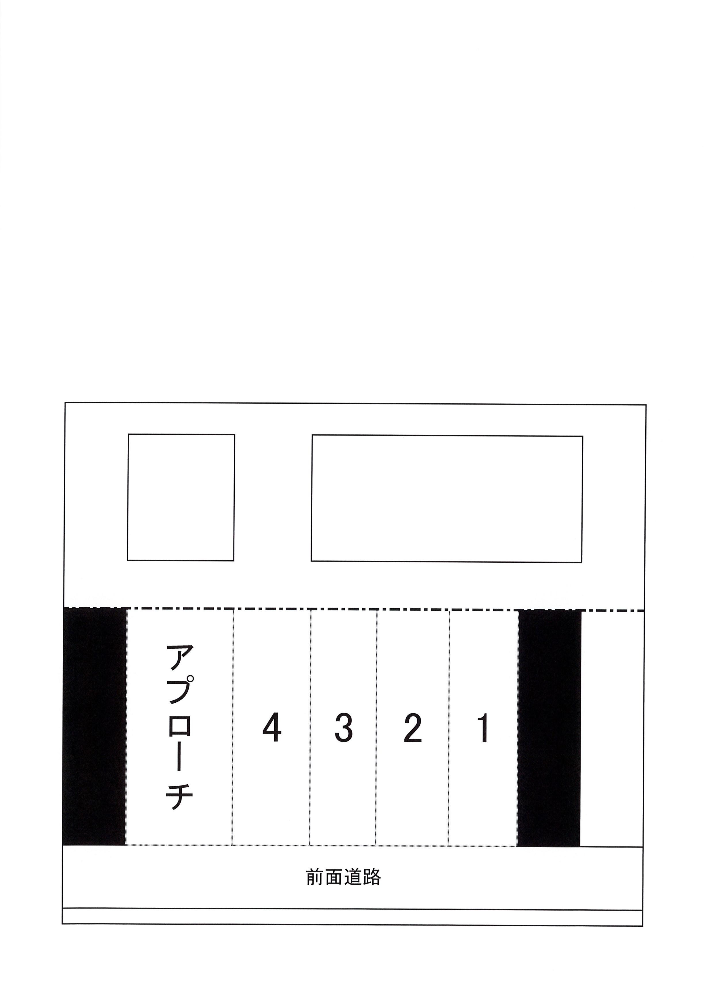 南湖2丁目駐車場の駐車配置図