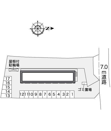 エクレール(25701)の駐車配置図