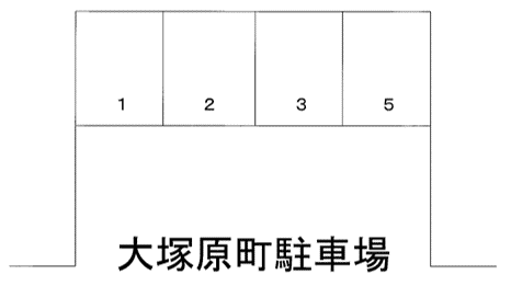 大塚原町駐車場の駐車配置図