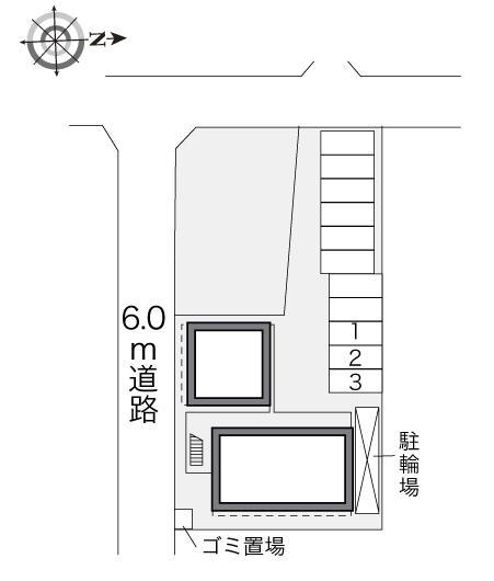 ベガⅢ(21483)の駐車配置図