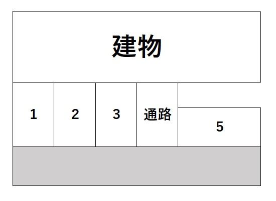 ビオラハープ駐車場の駐車配置図