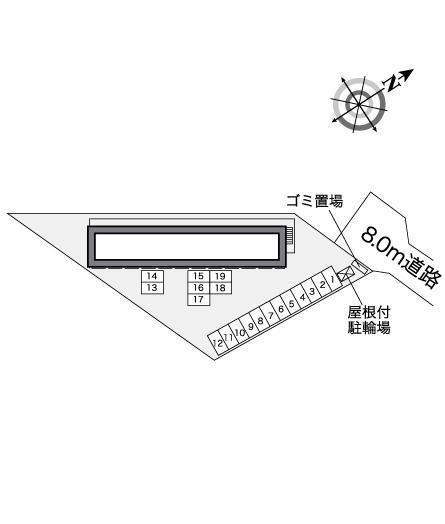 ＰｉｎｅＢｅａｃｈ(38432)の駐車配置図