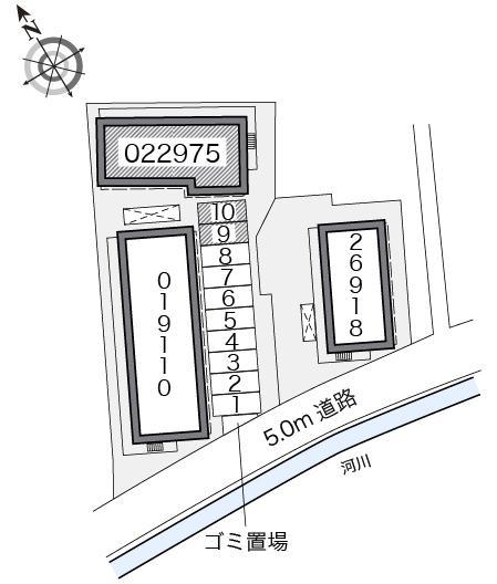 ネイティブⅡ(22975)の駐車配置図