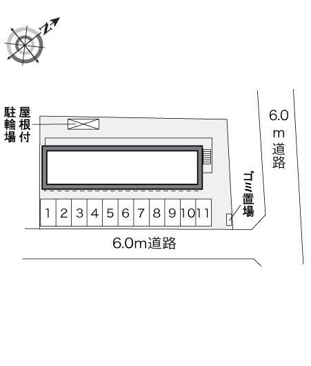 ルミエール(28258)の駐車配置図