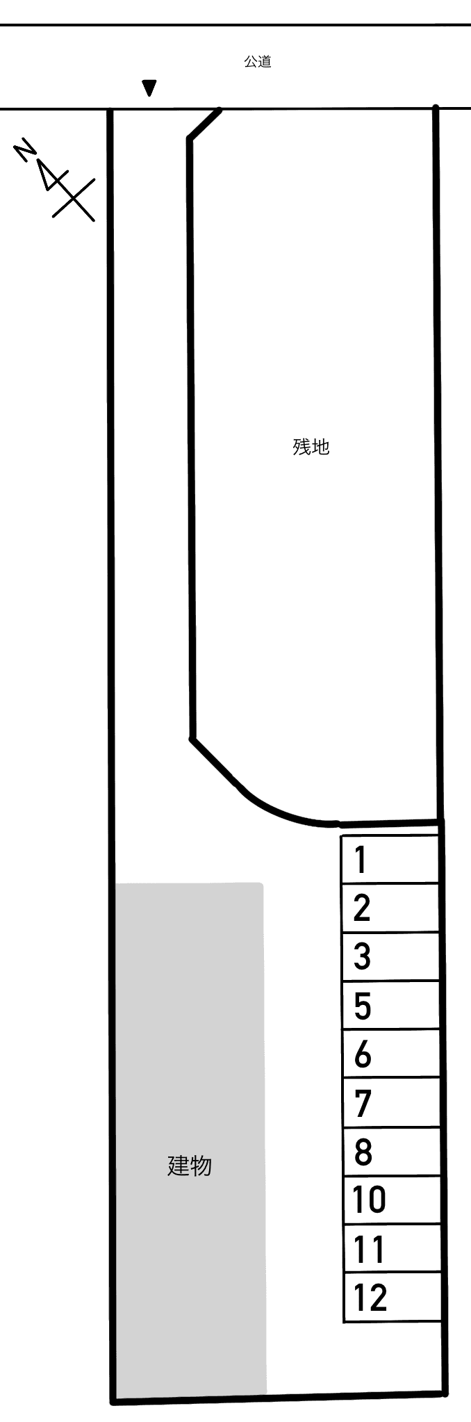 Ｒｏｎｆａｕｒｅの駐車配置図