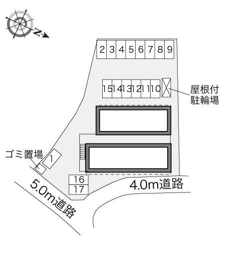 楓(31061)の駐車配置図