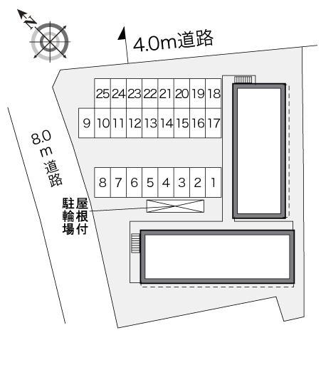 久(28904)の駐車配置図