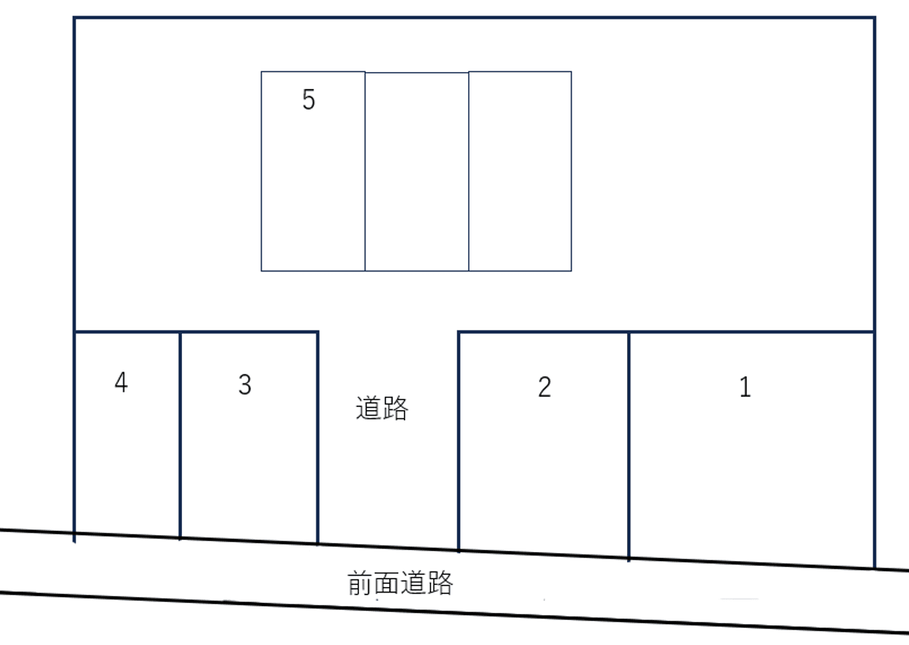 平良駐車場/537の駐車配置図