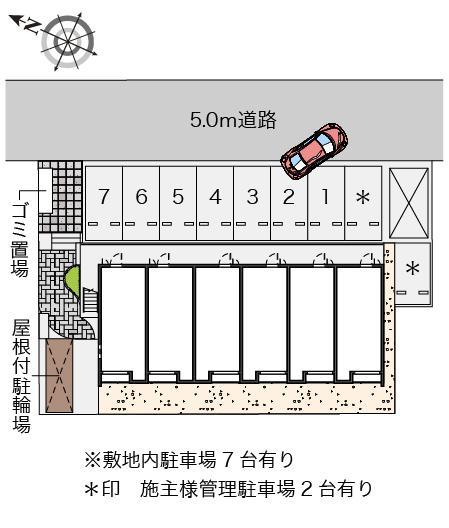 クレイノシャノアール(56085)の駐車配置図