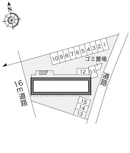 さいわい(13648)の駐車配置図