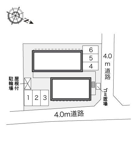 ヴィラインゼル(28661)の駐車配置図