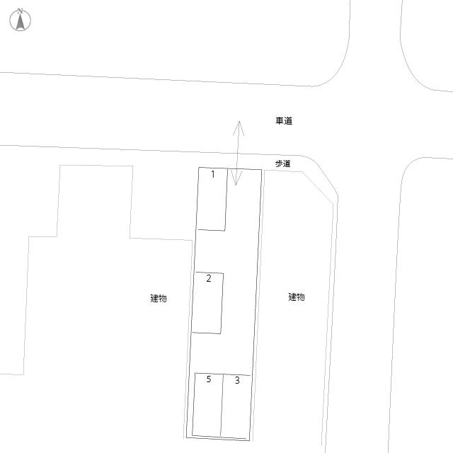 多賀パーキングⅡの駐車配置図