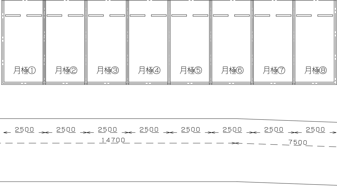 エコロパーク 久留米善導寺町第１の駐車配置図