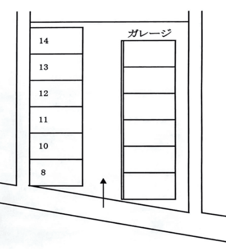 ガレージホームズ Ⅲ駐車場の駐車配置図