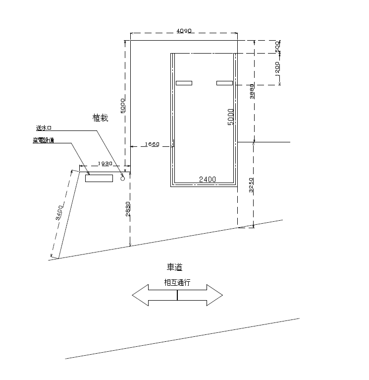 ラフィスタ西新井駐車場の駐車配置図