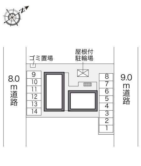 おさつ(31304)の駐車配置図