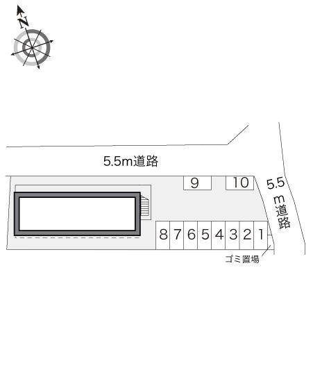 神町(17307)の駐車配置図