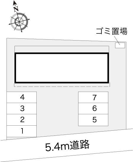 カメヤマ(9674)の駐車配置図