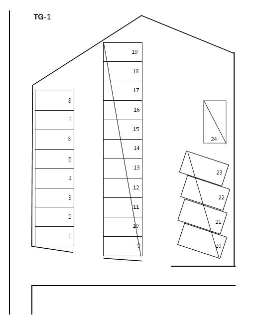 TG-1の駐車配置図