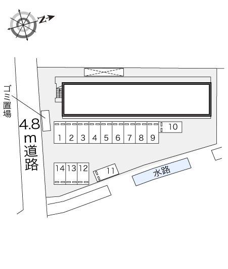 陽光(18231)の駐車配置図