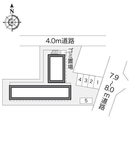 三矢小台２０００(14253)の駐車配置図