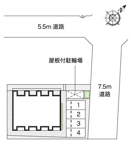 エスポワール(54304)の駐車配置図